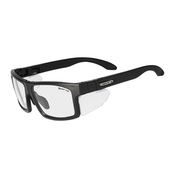 Cross Fit Frozen Blk Frame Smart Vue (Photochromic) Lens/Inc X-Fit Temples