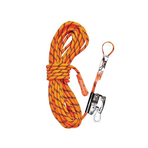 Kernmantle Rope With Thimble Eye and Rope Grab 20M