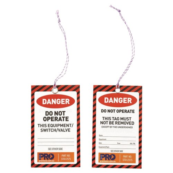 Safety Tag -125mm X 75mm Danger