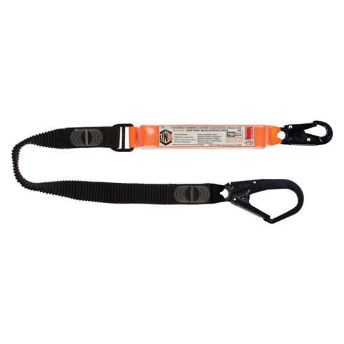 Elite Single Leg Elasticated Lanyard With Hardware SN & SD