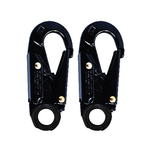 Elite Single Leg Shock Absorbing Webbing Lanyard With Hardware SN X2