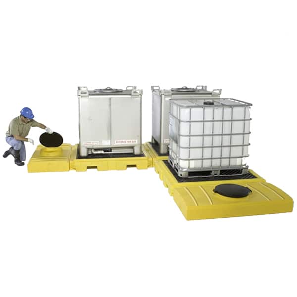 Ultra IBC Modular Spill Pallets - 3 Pallets and 2 Tanks