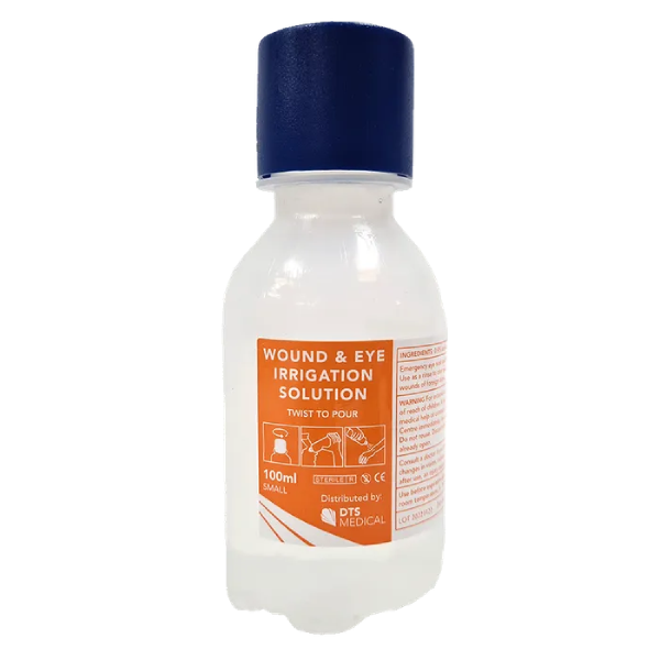 100ml Saline Wound & Eye Wash with twist cap