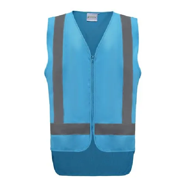 Civil Defense’s (CIMS) Hi-Vis Safety Vests-Sky Blue