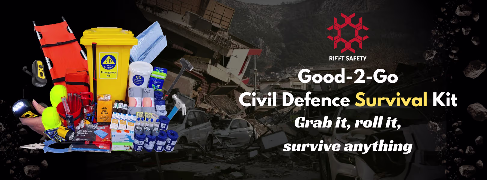 Civil defence first aid kit