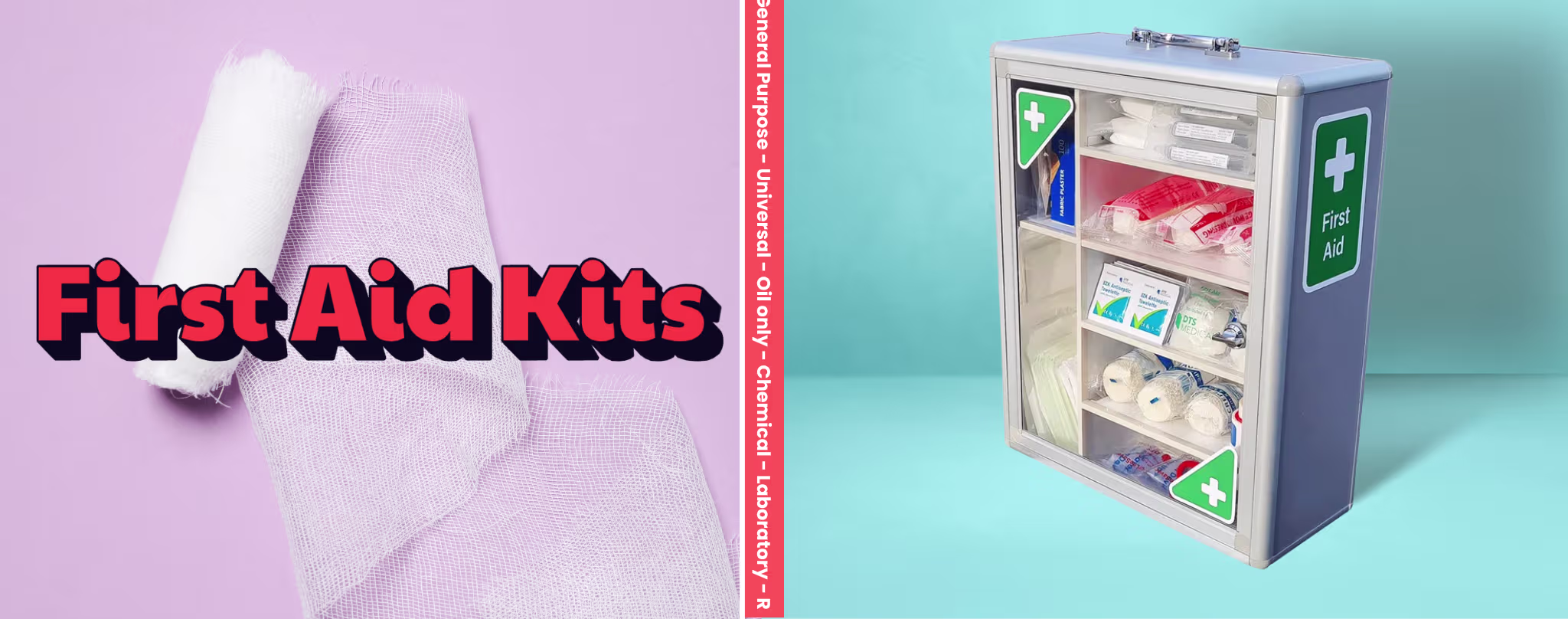 First aid kits header