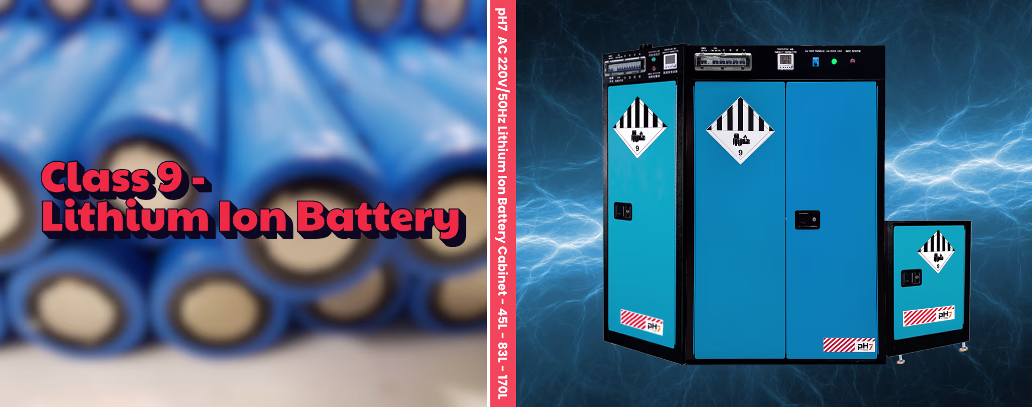 Class 9 Lithium Ion Battery Cabinets Category Header Banners