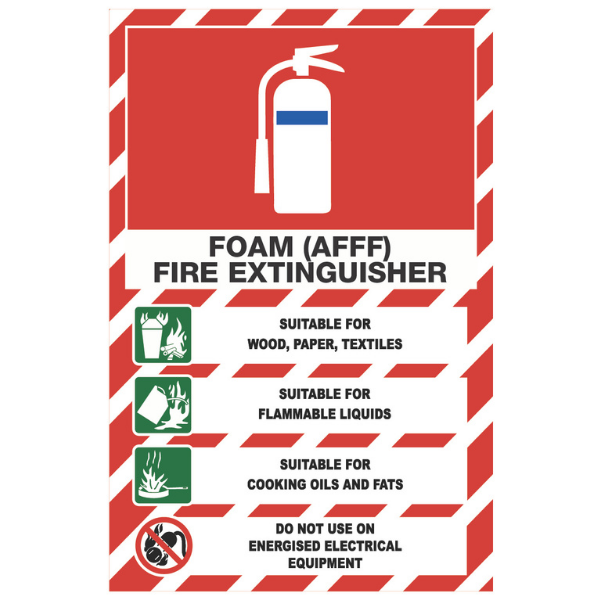 Foam (AFF) Fire Extinguisher Sign