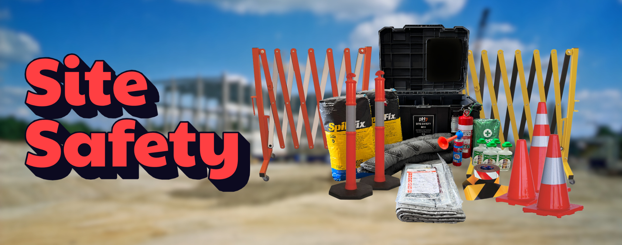 Site Safety Category page header designs