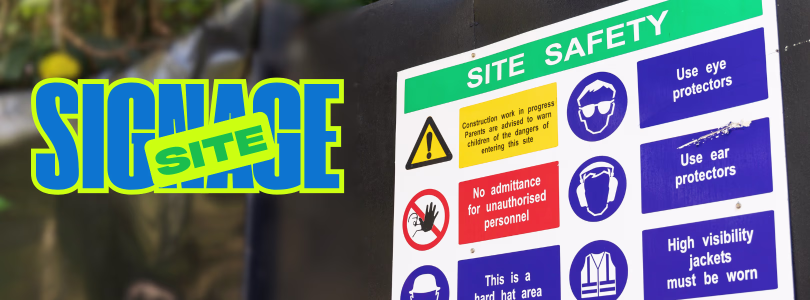 Site Signage Category Header