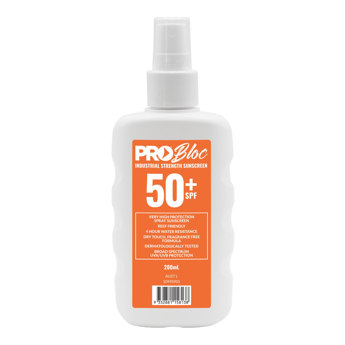 PROBLOC SPF 50+ Sunscreen 200ml Spray Bottle