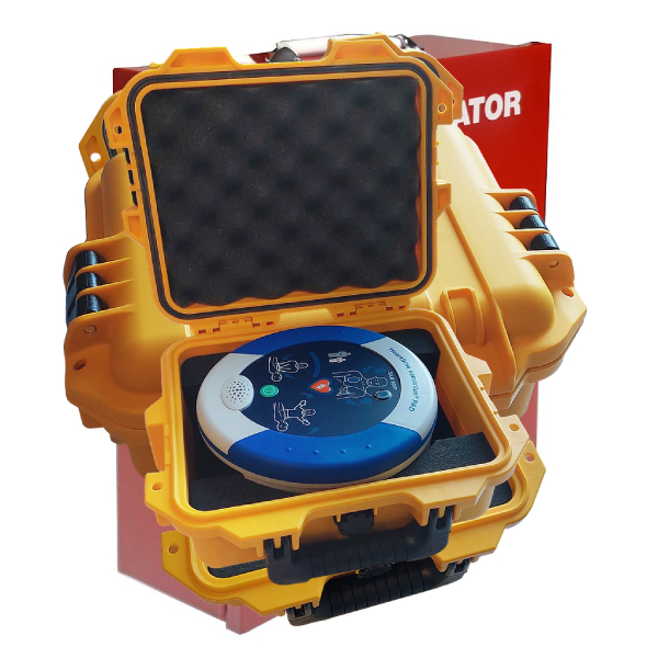 Yellow Pelican Case for HeartSine AED