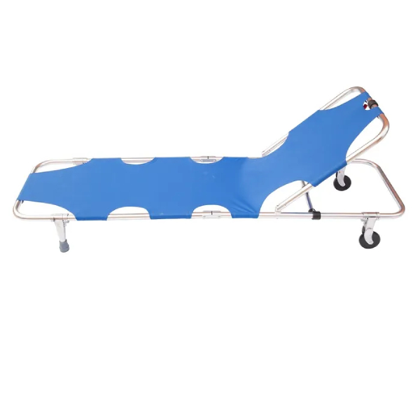 Compact First Aid Stretcher with Wheels at one end