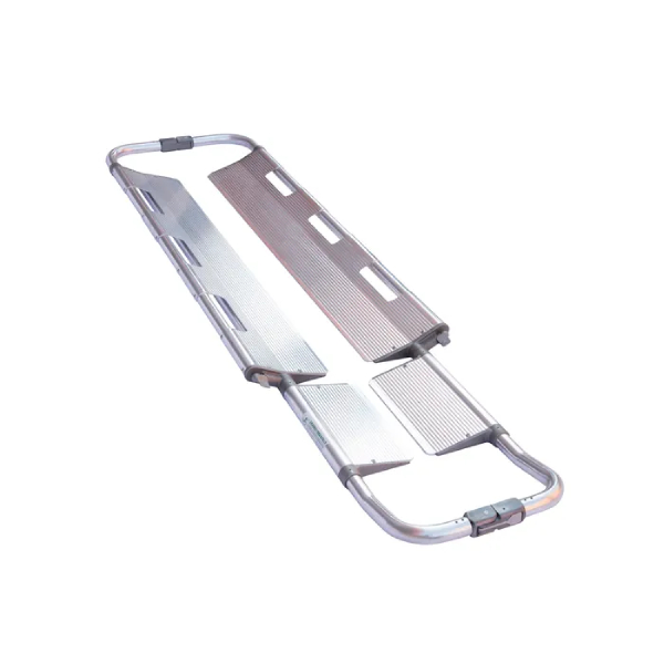 Adjustable Scoop Stretcher Aluminum with 2 Body Straps