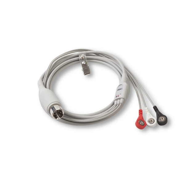 Zoll Replacement 3-Lead ECG Patient Cable (12 ft)