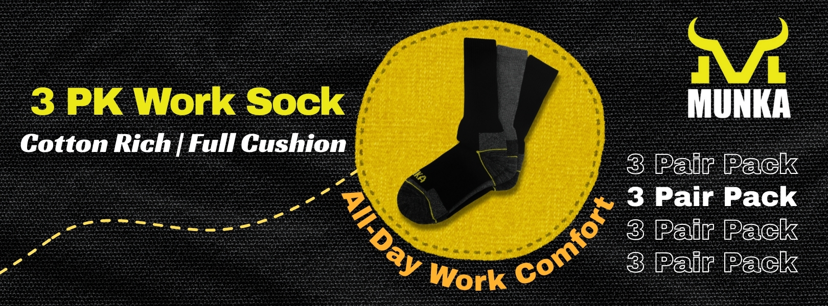 Work Sock Banner