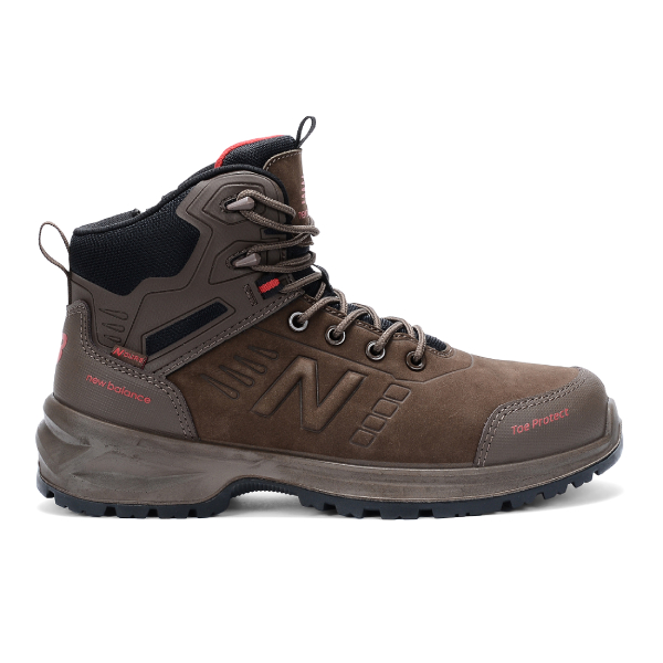 New Balance Calibre Safety Shoes (Wide Toe Fit 2E) - Chocolate