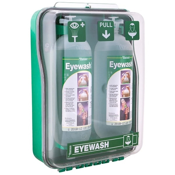 Tobin Eyewash Dust Protected Cabinet - 2 Bottles