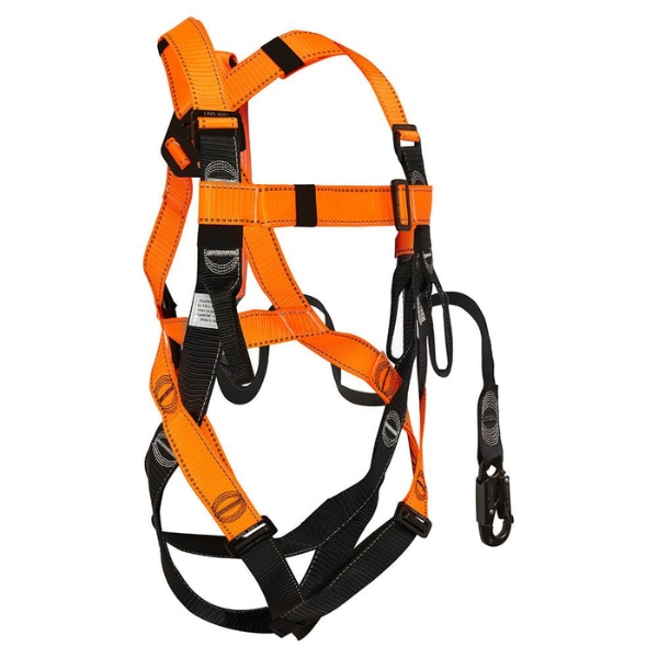 Elevated Work Platform (EWP) Harness c/w Permanently Attached Lanyard 2M